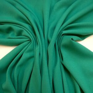Crepe Fabric Soft And Flowing Plain Jade
