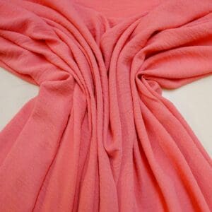 Crepe Fabric Soft Flow Zara Crepe Shrimp Pink