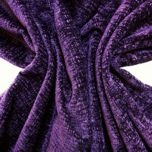 Curtain Upholstery Fabric Chenille Regal Purple