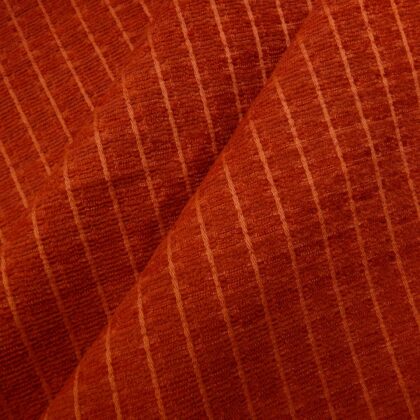 Curtain Upholstery Fabric Tapestry Blocks Terracotta