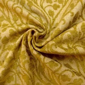 Curtain Upholstery Fabric Tapestry Vine Leaves Chartreuse