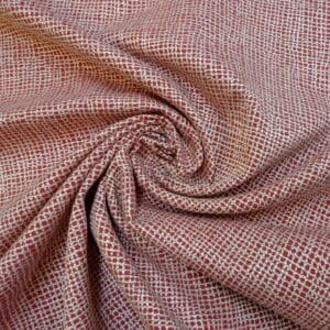 Curtain Fabric 3D Honey Comb Copper Nutmeg