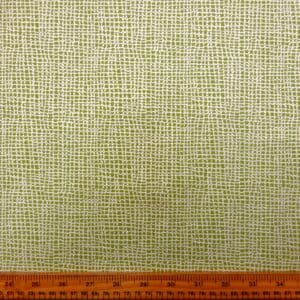 Curtain Fabric 3D Honey Comb Pea Green