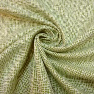 Curtain Fabric 3D Honey Comb Pea Green