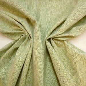 Curtain Fabric 3D Honey Comb Pea Green