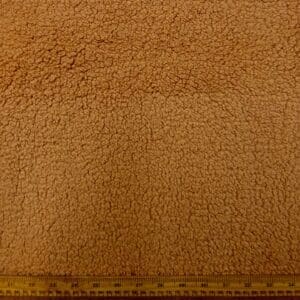 Fleece Fabric Teddy Soft Fur Cider Rust