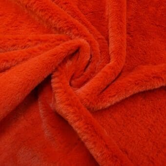Faux Fur Fabric Soft Supreme Burnt Orange