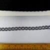 Flat Lace Trimming Viva Eyelet 12mm Wide Black