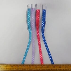 Spotty Ribbon 10mm Wide
