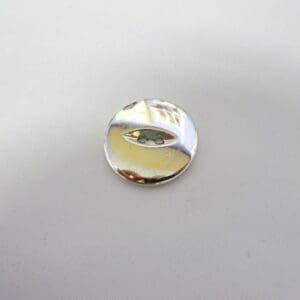 Fish Eye Button 30mm Silver Code Jam