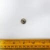 Buttons 15mm 2 Hole Code Jam Silver Leaf