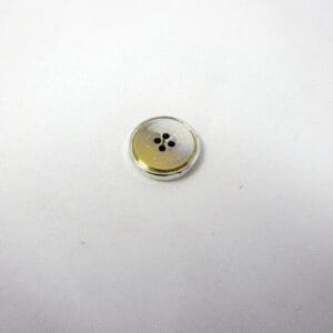 Buttons 20mm 4 Hole Silver Screw Code Jam