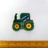 Sew On Motif Patch Tractor Green