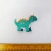 Sew On Motif Patch Dinosaur Green