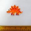 Sew On Motif Patch Dino-saurus Burnt Orange
