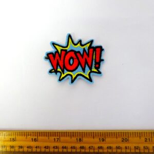 Sew On Motif Patch Wow Sign
