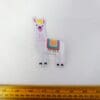 Sew On Motif Patch Llama White