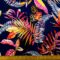 T-Shirting Jersey Fabric Embossed Effect Santorini Blush Navy