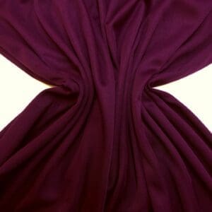 Jersey Fabric Polyester Plain Perfectly Plum