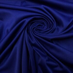 Jersey Fabric Polyester Plain Adriatic Blue
