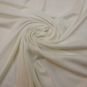 Jersey Fabric Silky 28 Gauge Plain Ivory