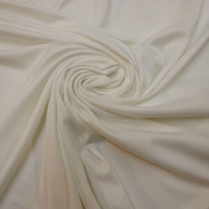 Jersey Fabric Silky 28 Gauge Plain Ivory