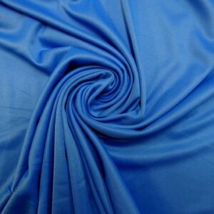 Jersey Fabric Silky Plain Sea Blue