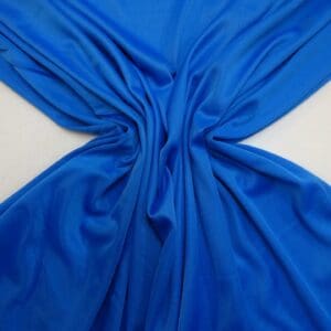 Jersey Fabric Silky Plain Sea Blue