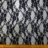 Lace Fabric Stretch Tiffany Rose Black