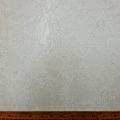 Lace Fabric Stretch Tiffany Rose Ivory