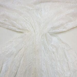 Lace Fabric Stretch Tiffany Rose Ivory