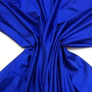 Lycra Fabric Plain Ocean Blue