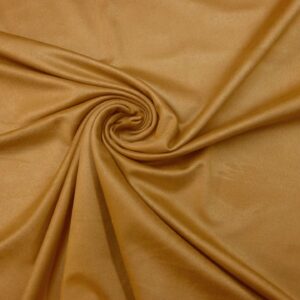 Suedette Fabric Stretch Faux Suede Sweet Honey