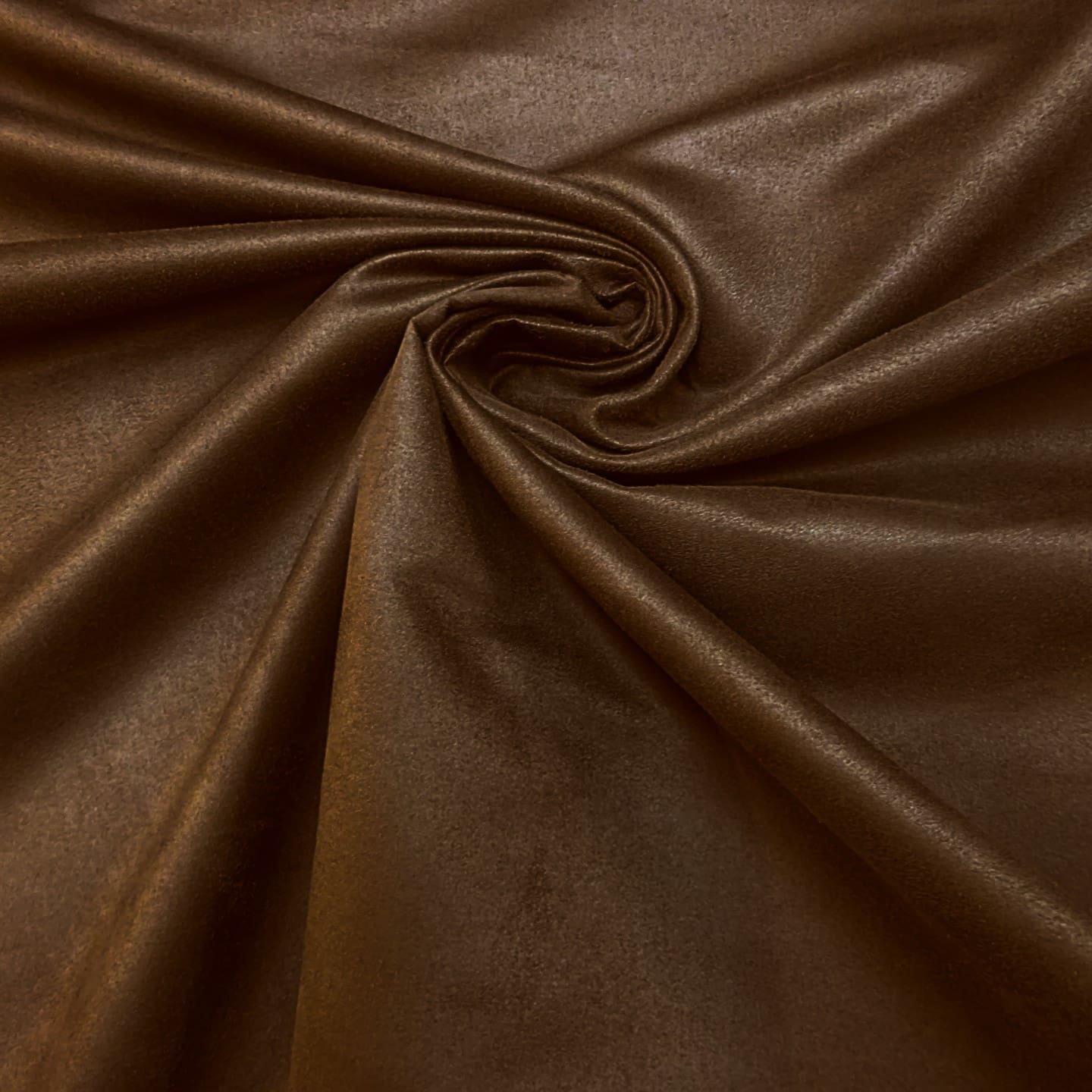 Suedette Fabric Faux Suede Brown