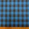 Tartan Suiting Fabric Renegade Gold Lurex Turquoise