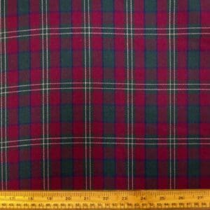Tartan Suiting Fabric Macpherson Wine Bottle