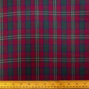 Tartan Suiting Fabric Macpherson Wine Bottle