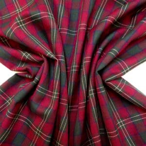Tartan Suiting Fabric Macpherson Wine Bottle