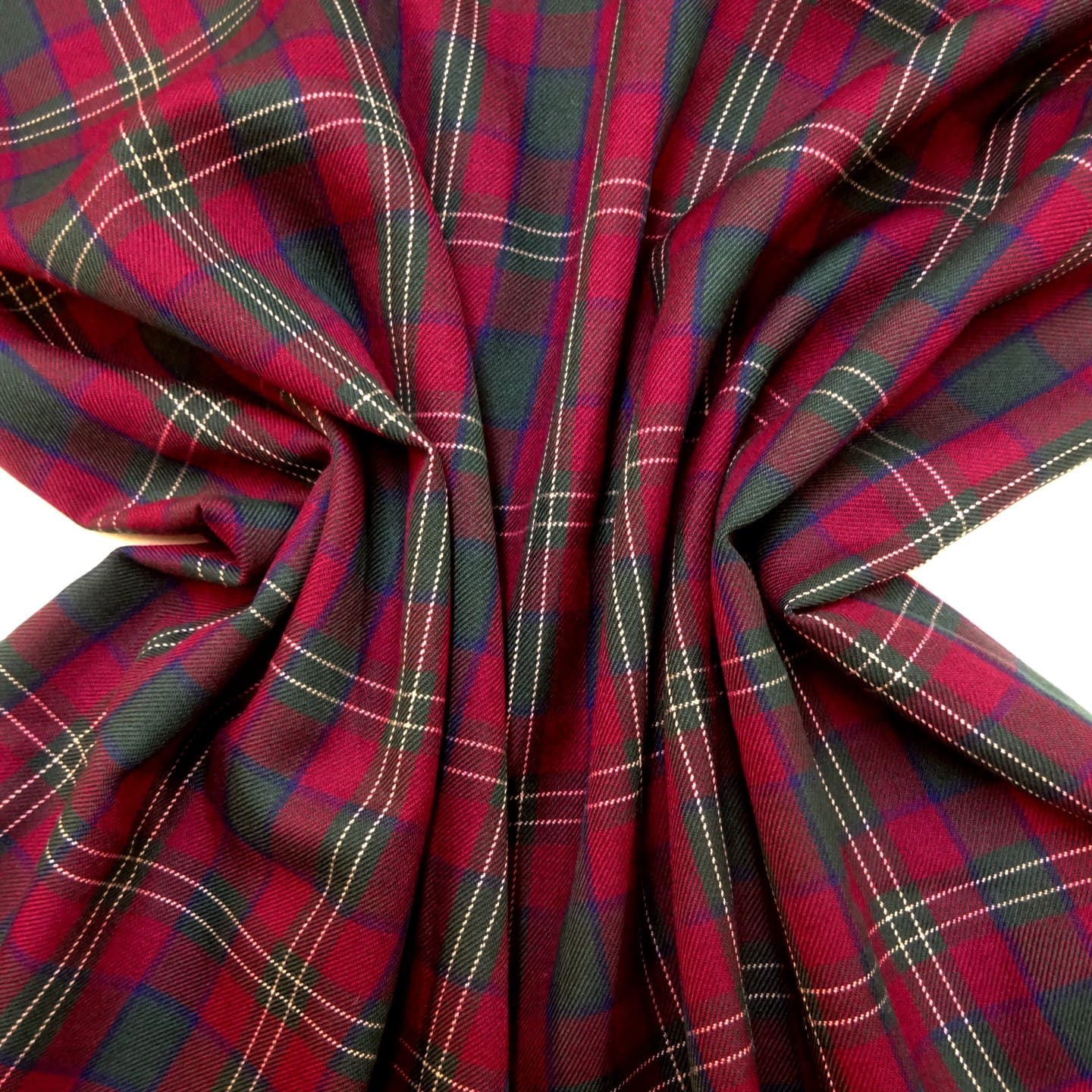 Tartan Suiting Fabric Macpherson Wine Bottle