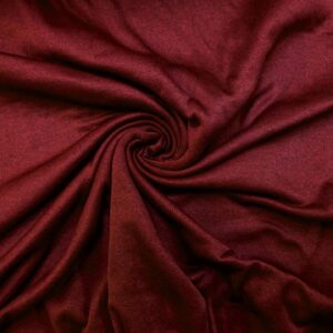 Sweatshirt Fabric Fleece Backed Marl Wine