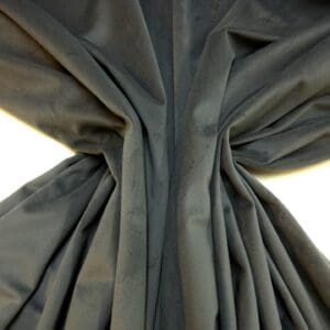 Velvet Fabric Curtaining Devonshire Lightweight Drape Velvet Granite Grey