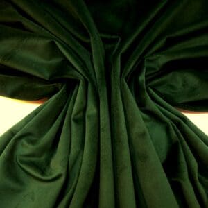Velvet Fabric Curtaining Devonshire Lightweight Drape Velvet Bottle Green