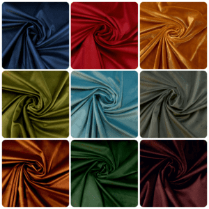 Velvet Fabric Curtaining Devonshire Lightweight Drape Velvet