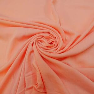 Viscose Fabric Plain Colours Peach