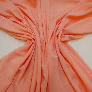 Viscose Fabric Plain Colours Peach
