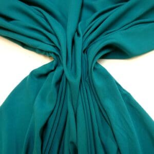 Viscose Fabric Plain Colours Teal
