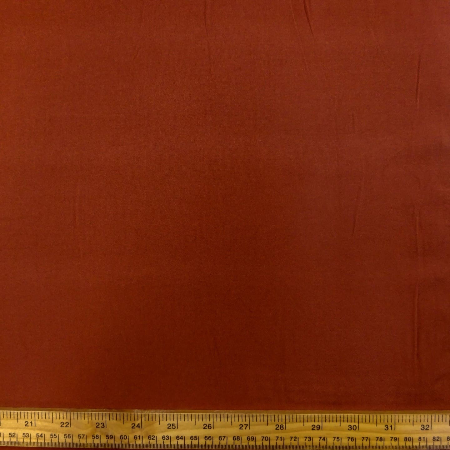 Viscose Fabric Plain Colours Rust