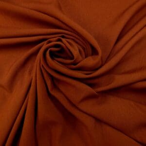 Viscose Fabric Plain Colours Rust