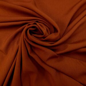 Viscose Fabric Plain Colours Rust