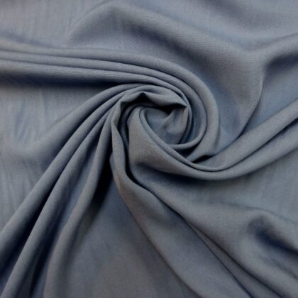 Viscose Fabric Plain Colours Air Force Grey
